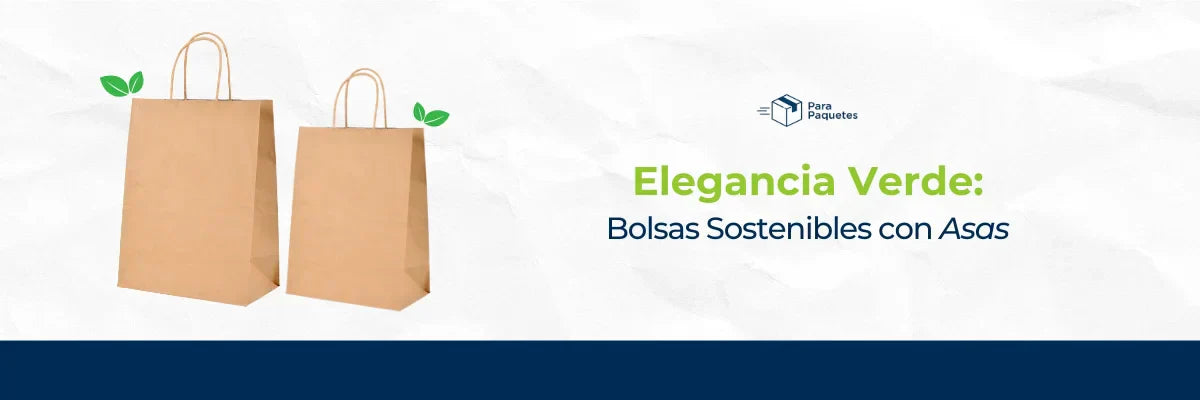Elegancia Verde: Bolsas Sostenibles con Asas