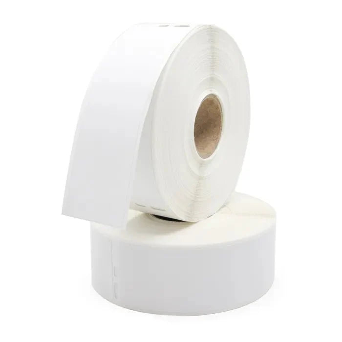 Par de Etiquetas de Dirección Blancas 1 1/8” x 3 1/2” Dymo LW (30252) | Papel Térmico