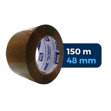 48 mm x 150 m - Cinta de Empaque Mediano para Alimentos Canela (Tuk 290)
