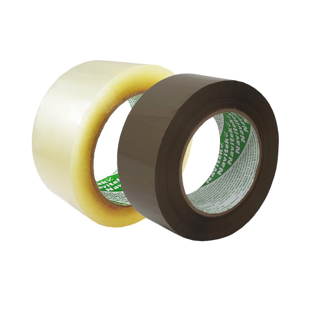 72 mm x 100 m - Cinta Adhesiva Hot Melt Transparente (Navitek 579)
