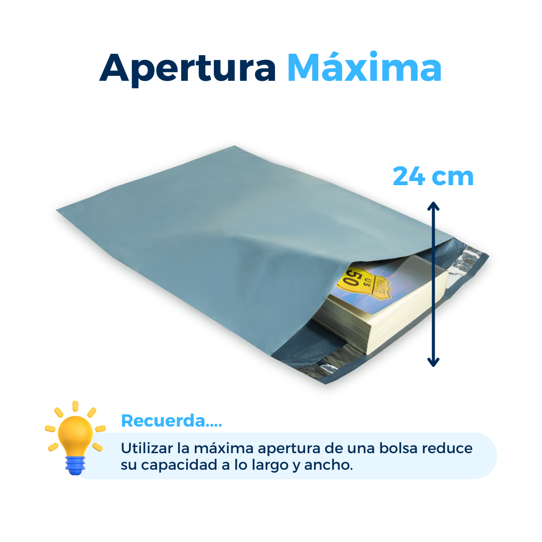 30 x 40 cm - Bolsas para Envíos Ecológicas | Paquete de 100 | Gris