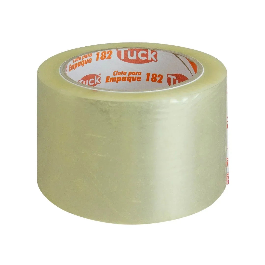 72 mm x 150 m - Cinta de Empaque Uso Comercial Transparente (Tuk 182)