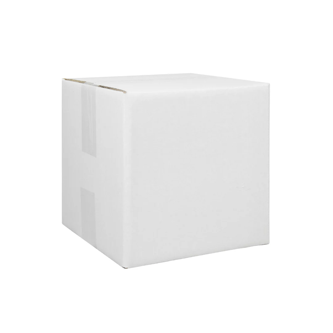 Caja de Cartón Regular Blanca 10 x 10 x 10 cm. Para Paquetes.