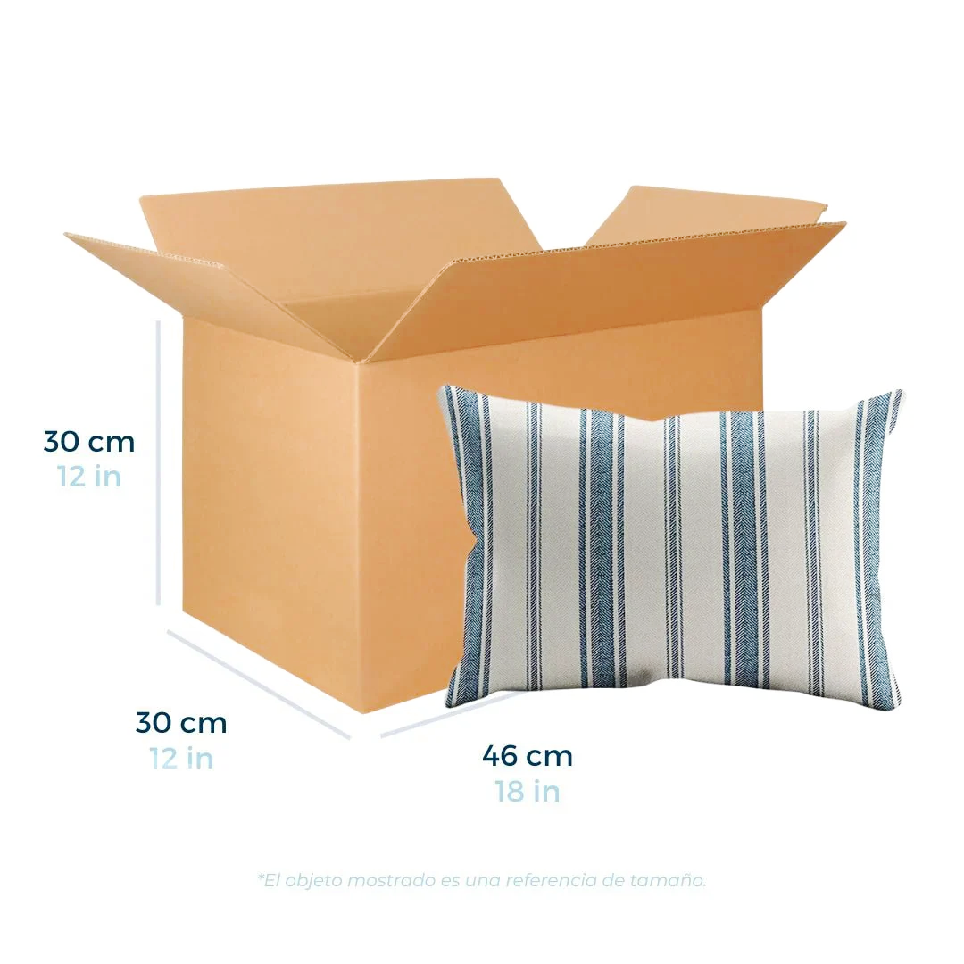 46 x 30 x 30 cm - Cajas de Cartón para Envíos | Paquete de 25 | Papel Kraft | 32 ECT | Caja Regular (CRR)