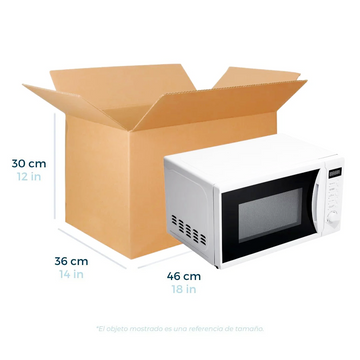 46 x 36 x 30 cm - Cajas de Cartón para Envíos | Paquete de 25 | Papel Kraft | 32 ECT | Caja Regular (CRR)