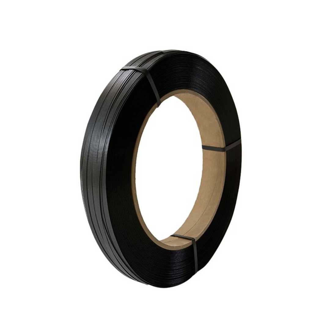 Fleje Negro Manual de Polipropileno - 1/2" Ancho | 300 mts de Largo