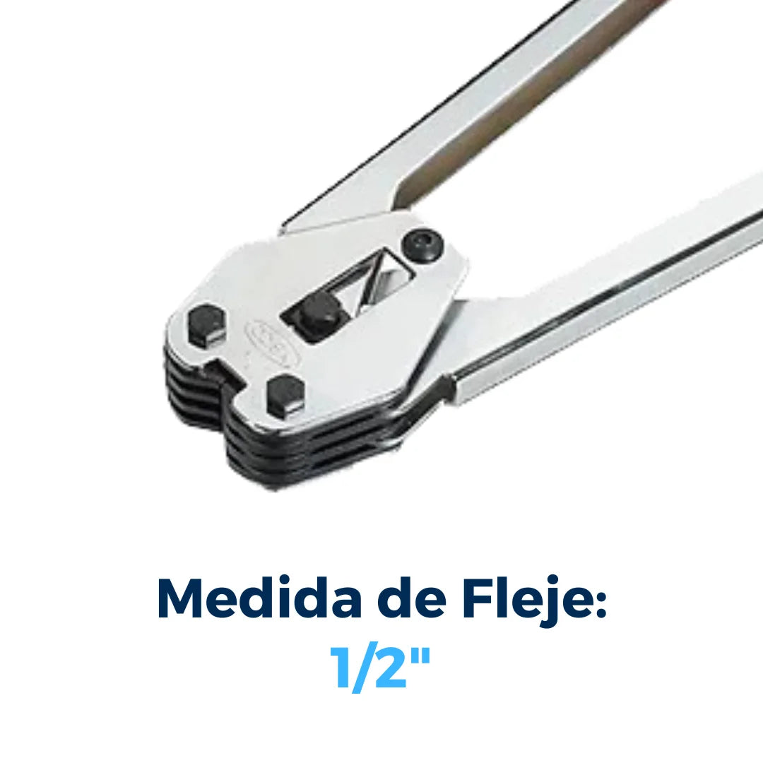 Selladora para Fleje de Polipropileno de 1/2" | Acero | Plateado