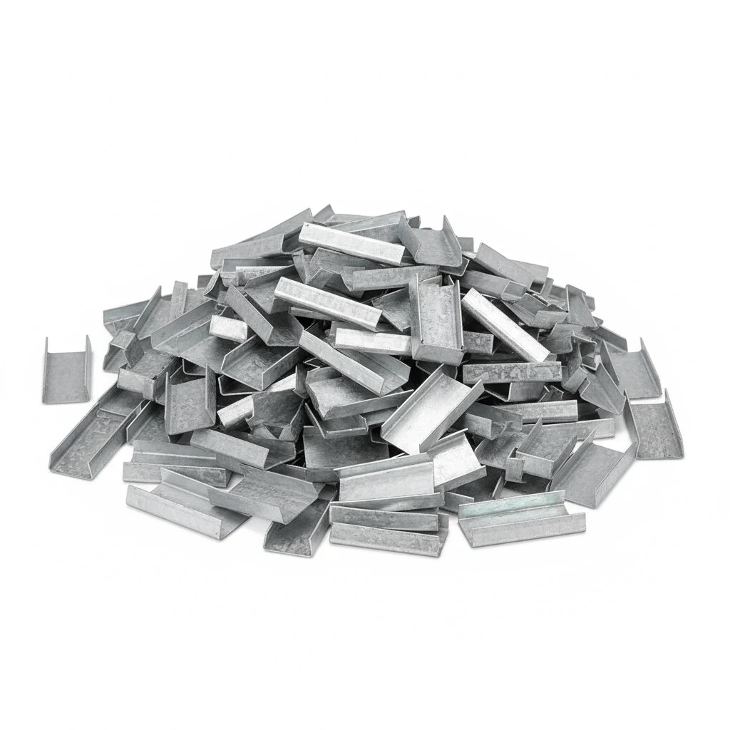 Sellos de Acero Galvanizado para Fleje de Acero - 1/2" Abierto