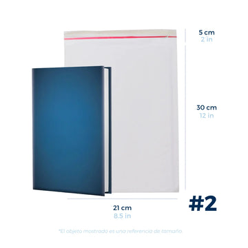 21 x 30 cm Sobres con Burbuja Blancos | Paquete de 100 | Papel 100% Reciclado | Tira Abre Fácil
