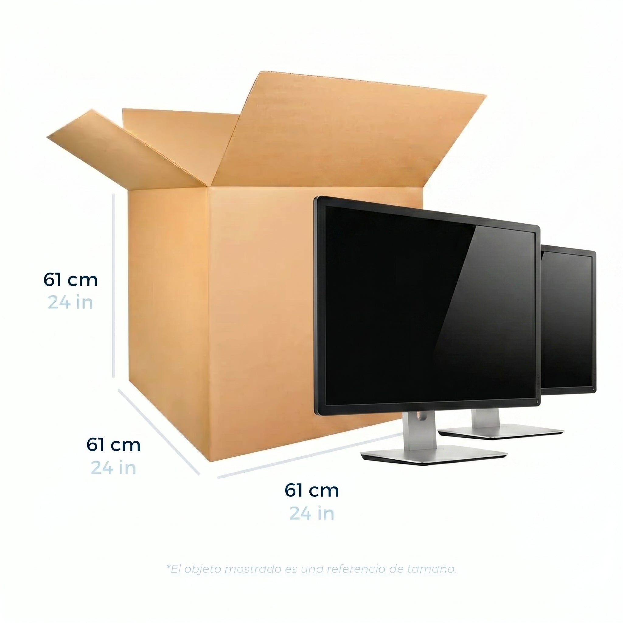 61 x 61 x 61 cm - Cajas de Cartón de Doble Corrugado