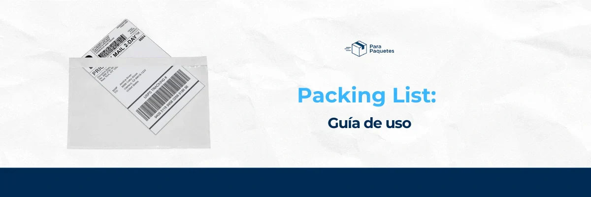 Packing List: Guía de uso