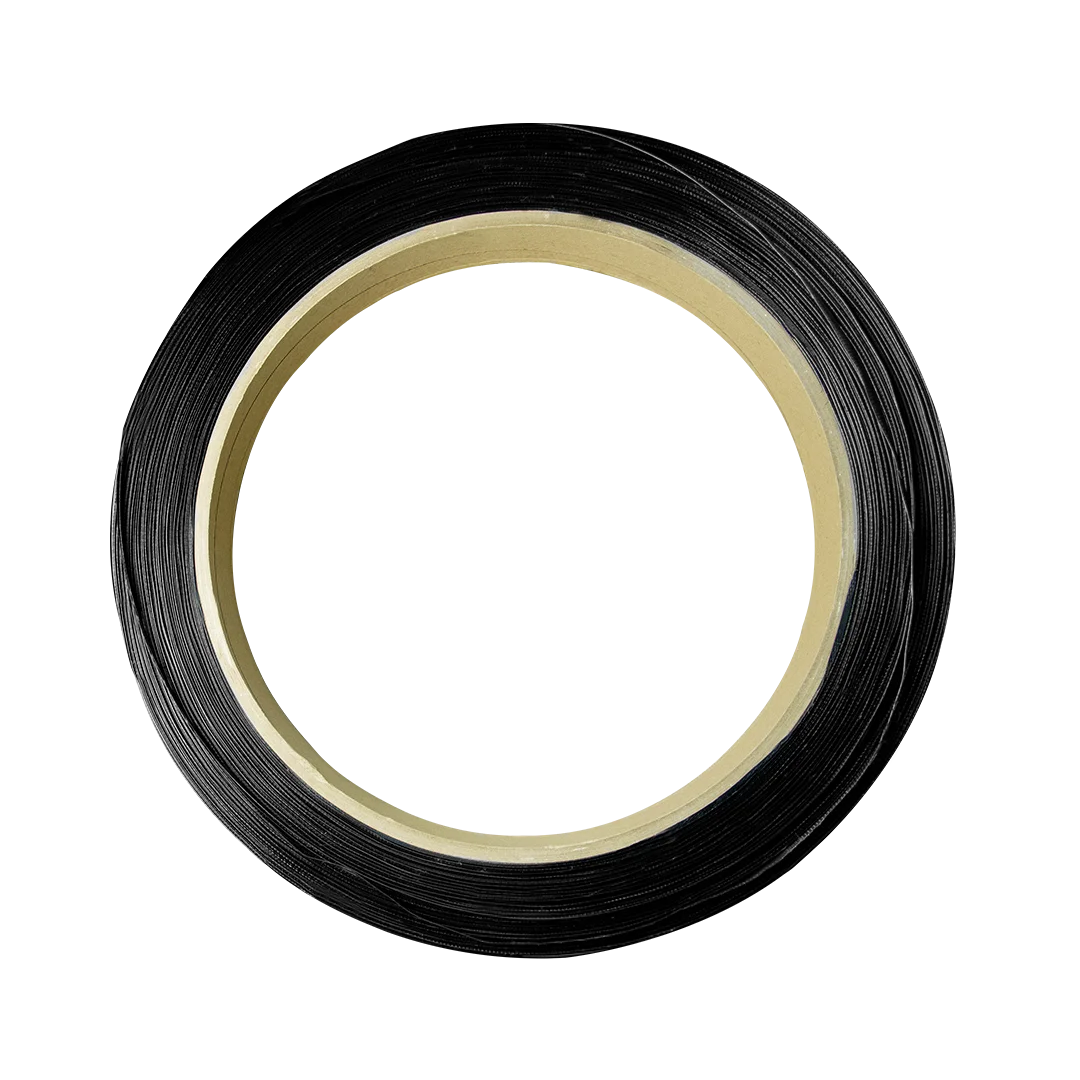 Fleje Negro Manual de Polipropileno - 1/2" Ancho | 980 m de Largo | Cal. .030" (762 µm)