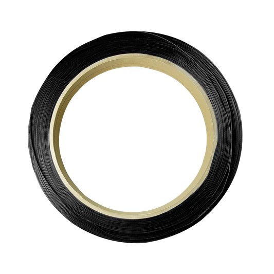 Fleje Negro Manual de Polipropileno - 1/2" Ancho | 980 m de Largo | Cal. .030" (762 µm)
