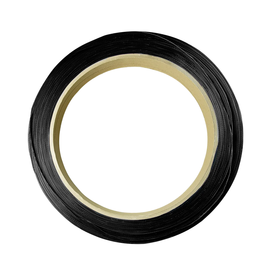 Fleje Negro Manual de Polipropileno - 1/2" Ancho | 980 m de Largo | Cal. .030" (762 µm)