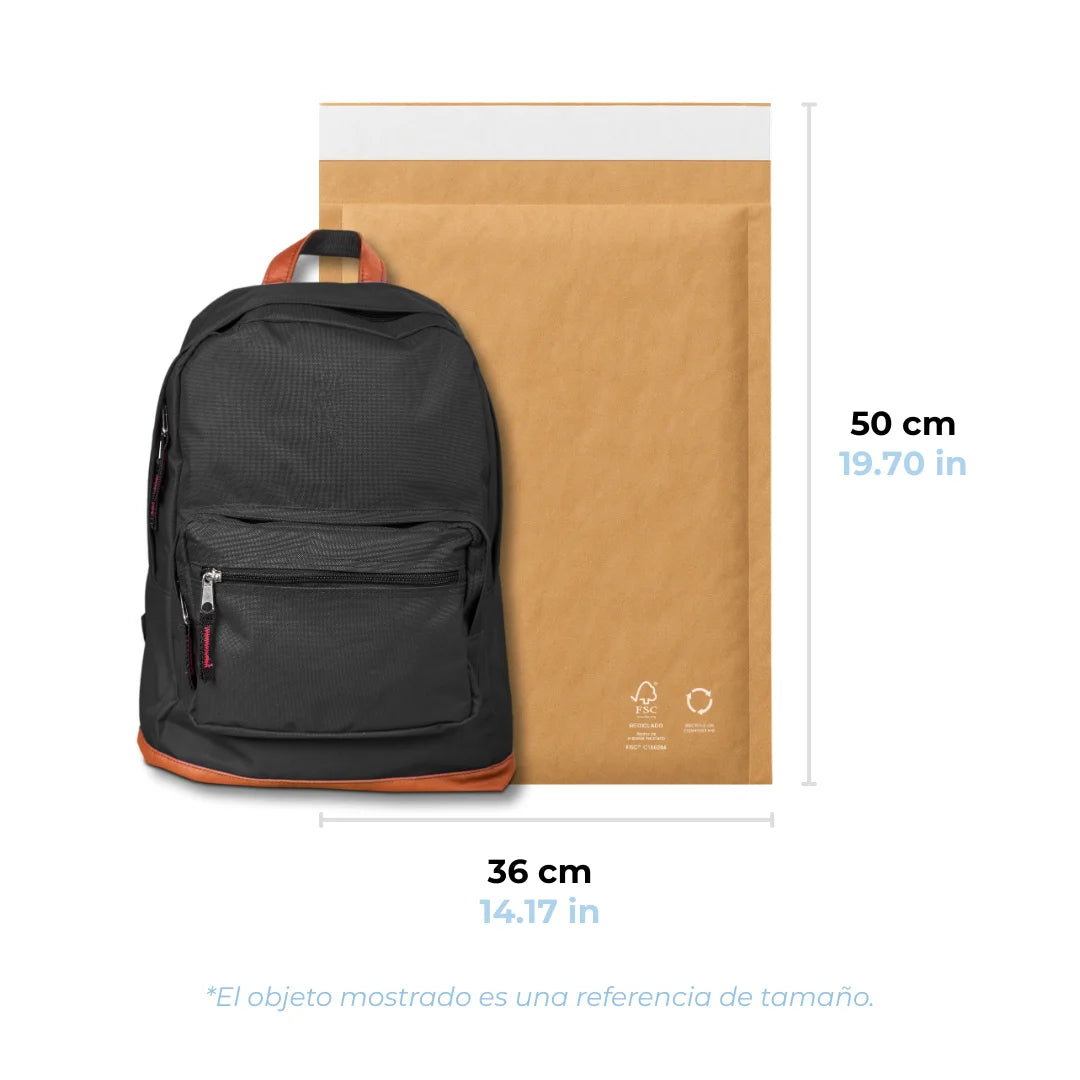 36 x 50 cm - #7 Sobres Kraft Honeycomb