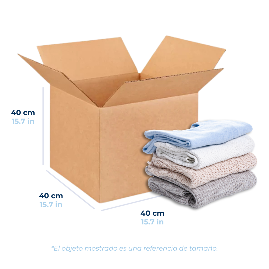 40 x 40 x 40 cm - Cajas de Cartón para Envíos