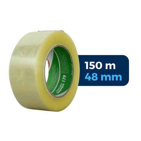 48 mm x 150 m - Cinta Extra Resistente Industrial Transparente (Tuk 179)