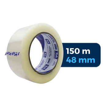 48 mm x 150 m - Cinta de Empaque Mediano para Alimentos Transparente (Tuk 290)