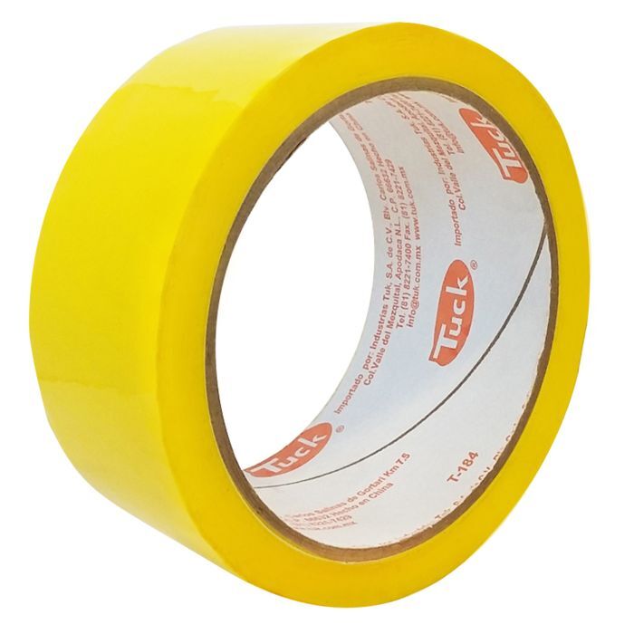 48 mm x 150 m - Cinta Adhesiva para Empaque Amarilla (Tuk 184) 218405