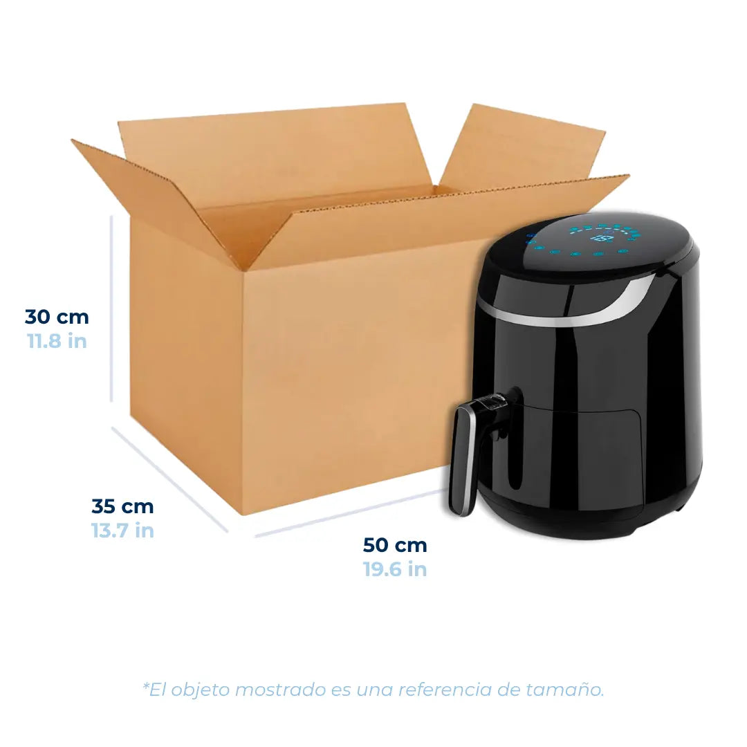 Caja de cartón para envíos kraft color café 50 x 35 x 30 cm