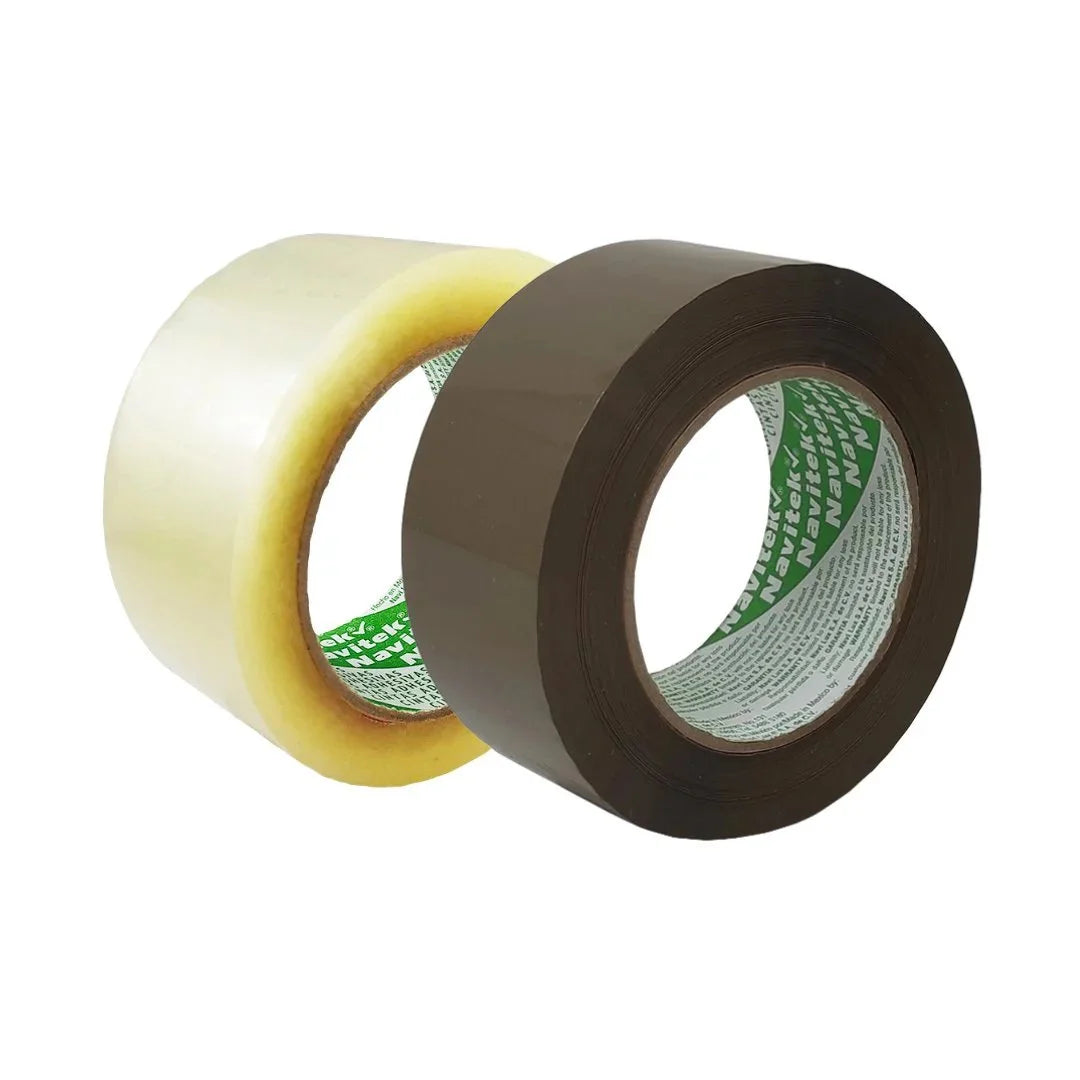 48 mm x 150 m - Cinta Adhesiva Acrílica Uso Pesado Canela (Navitek 200)