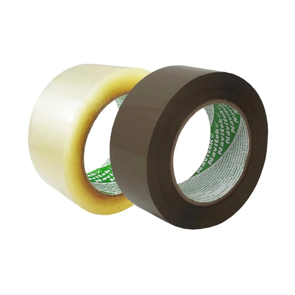 48 mm x 150 m - Cinta Adhesiva Acrílica Uso Pesado Canela (Navitek 200)