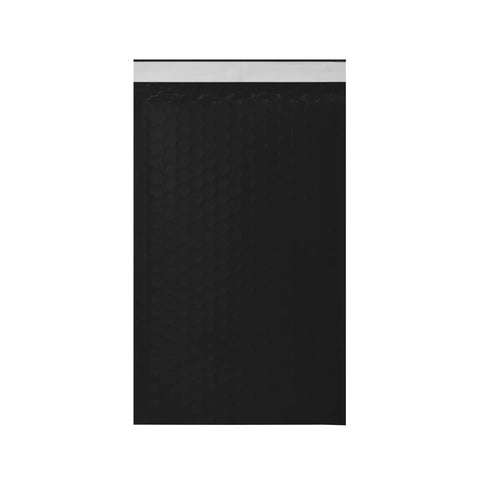 15 x 25 cm Sobres con Burbuja Negros | Paquete de 250 | Polietileno