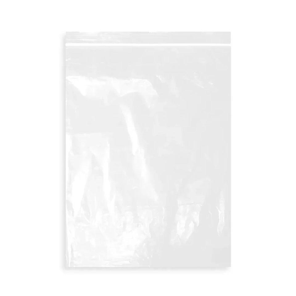 25 x 30 cm - Bolsas de Plástico con Cierre Ziploc | Paquete de 1000 | Transparente | Tipo Ziploc
