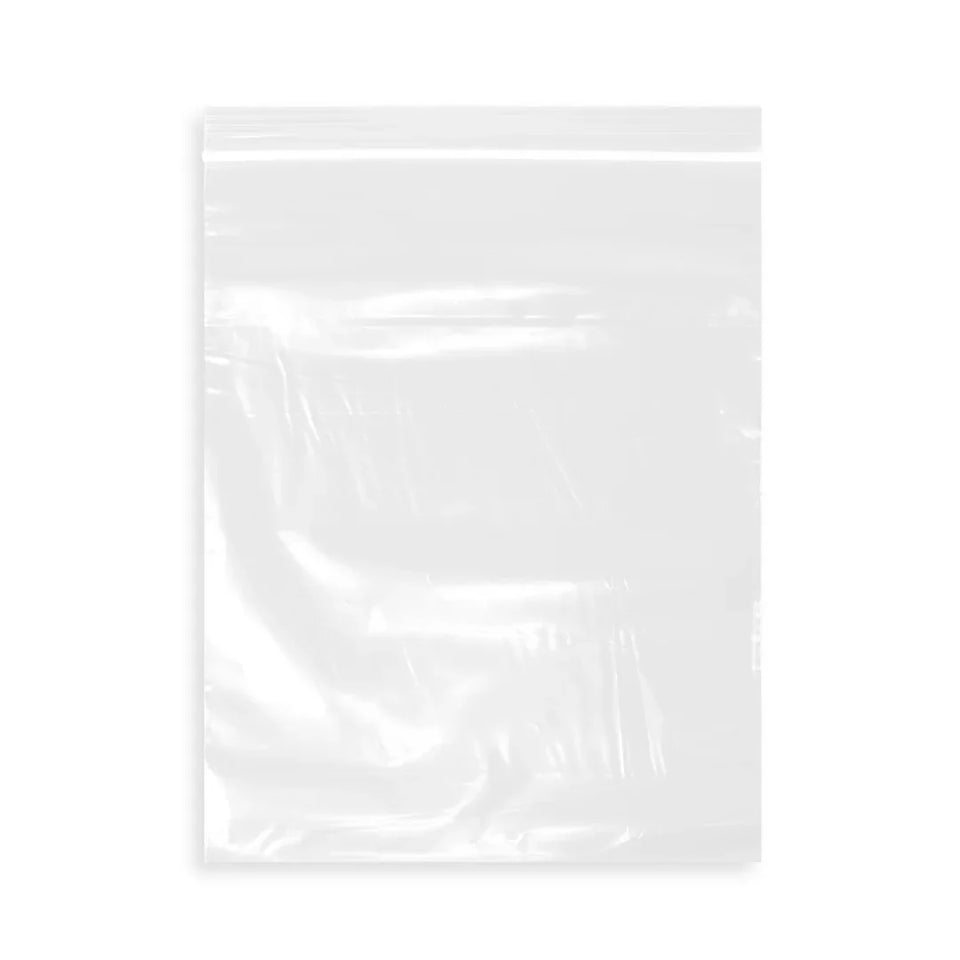 25 x 33 cm - Bolsas de Plástico con Cierre Ziploc | Paquete de 1000 | Transparente | Tipo Ziploc
