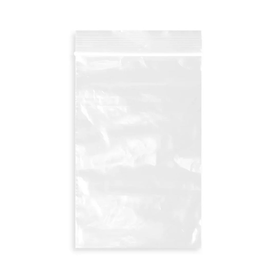 8 x 12 cm - Bolsas de Plástico con Cierre Ziploc | Paquete de 1000 | Transparente | Tipo Ziploc