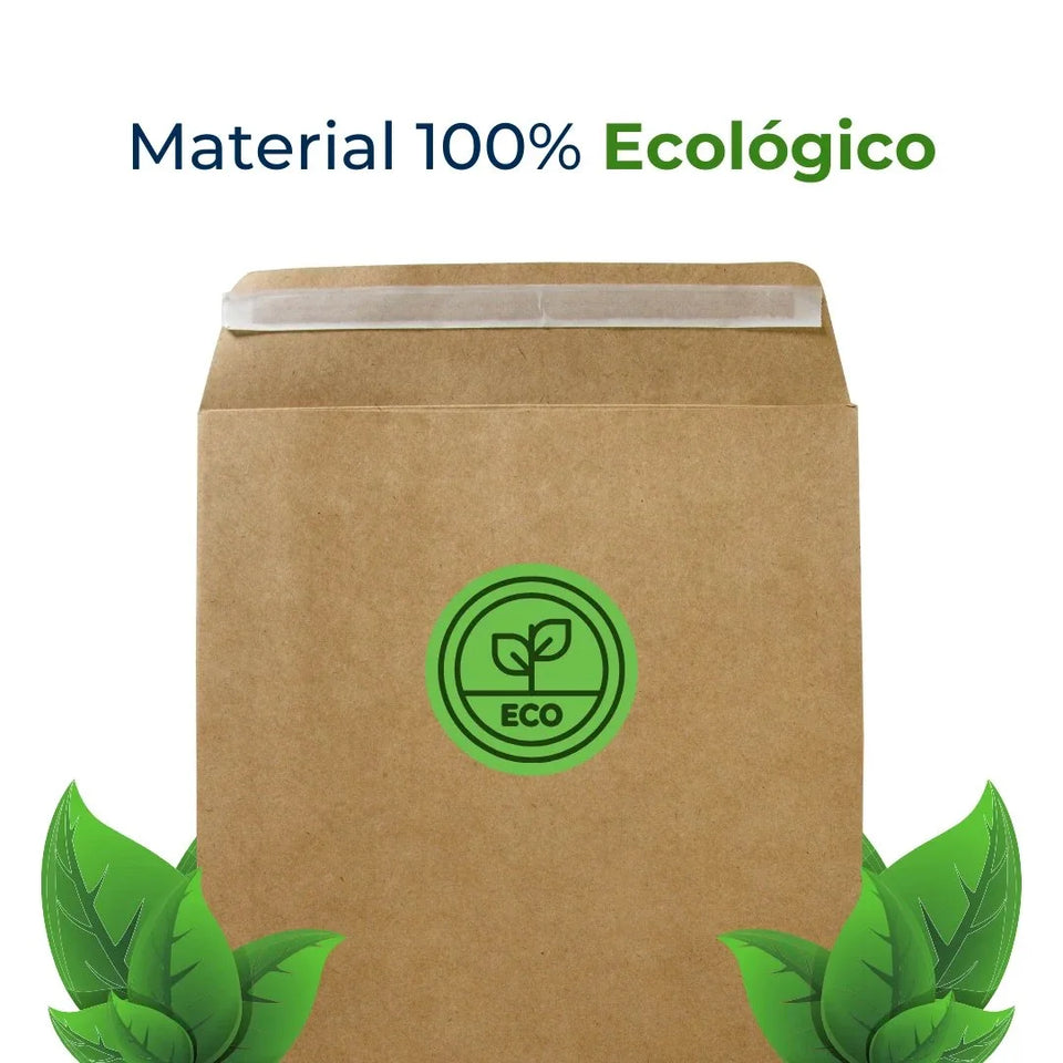30 x 38 cm Bolsas de Papel con Fuelle para Envíos | Paquete de 200 | Papel Kraft | Café | Fuelle para Mayor Espacio