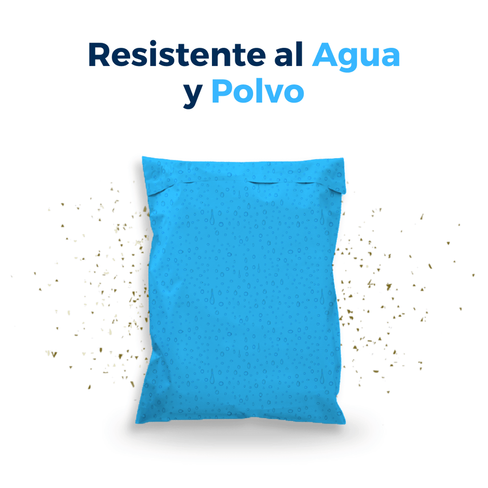 37 x 48 cm - Bolsas para Envíos Azules | Paquete de 100 | Premium
