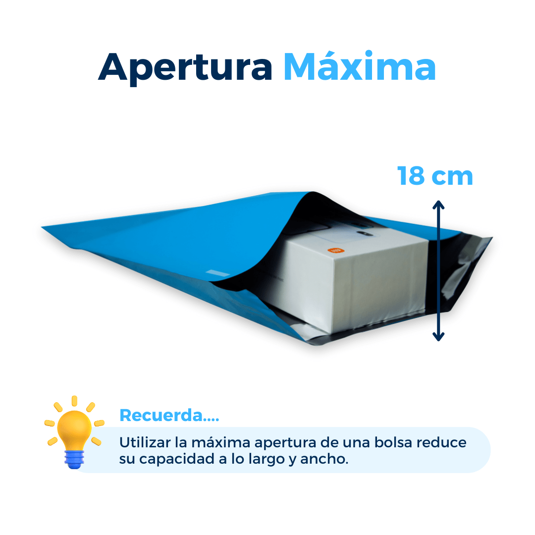 25 x 33 cm - Bolsas para Envíos Azules | Paquete de 100 | Premium