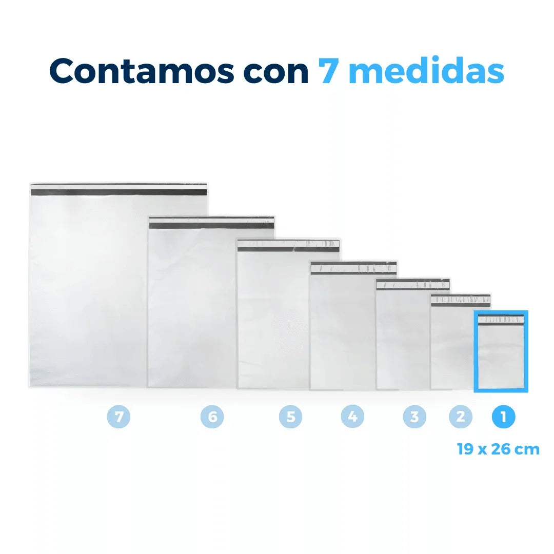 19 x 26 cm - Bolsas Básicas para Envíos