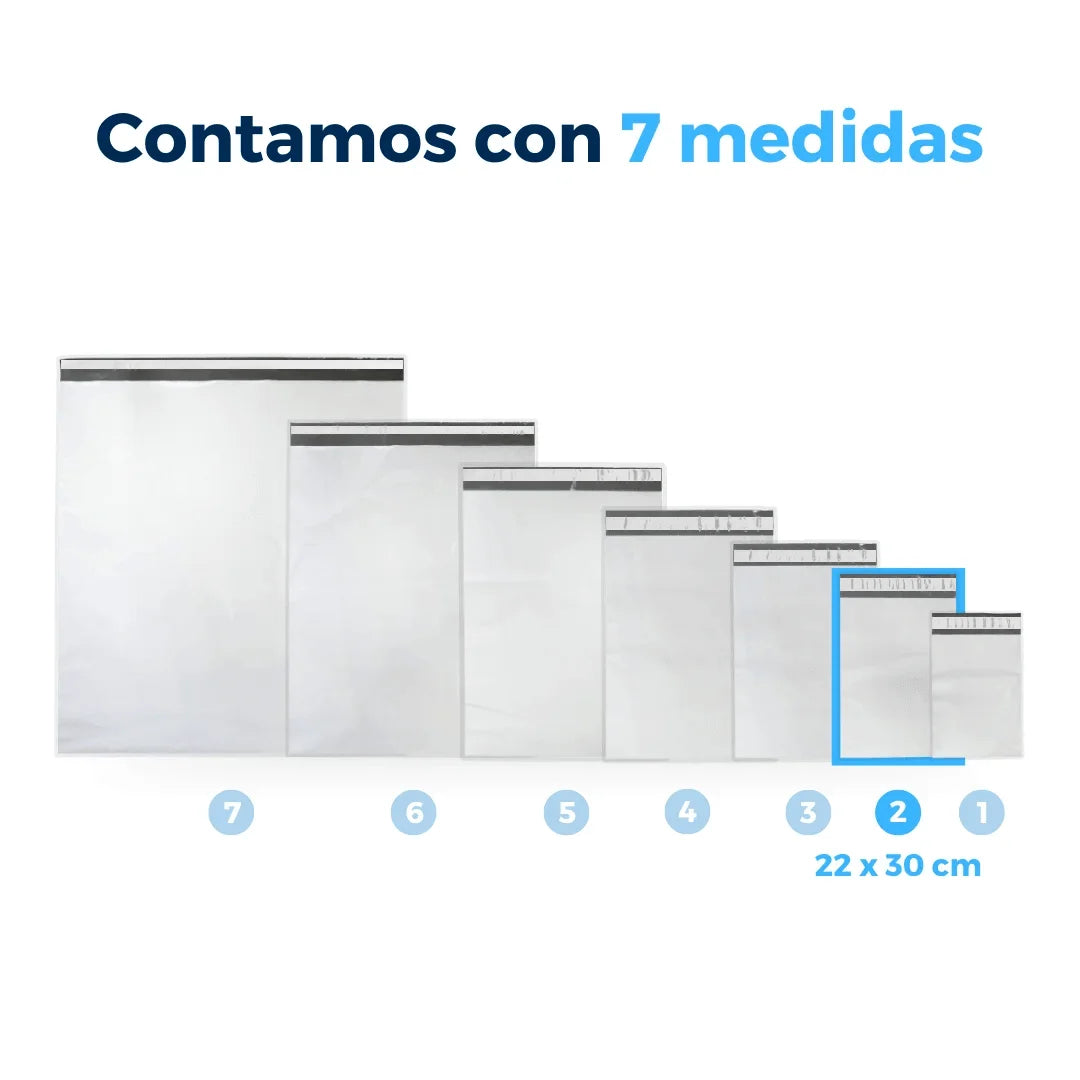 22 x 30 cm - Bolsas Básicas para Envíos