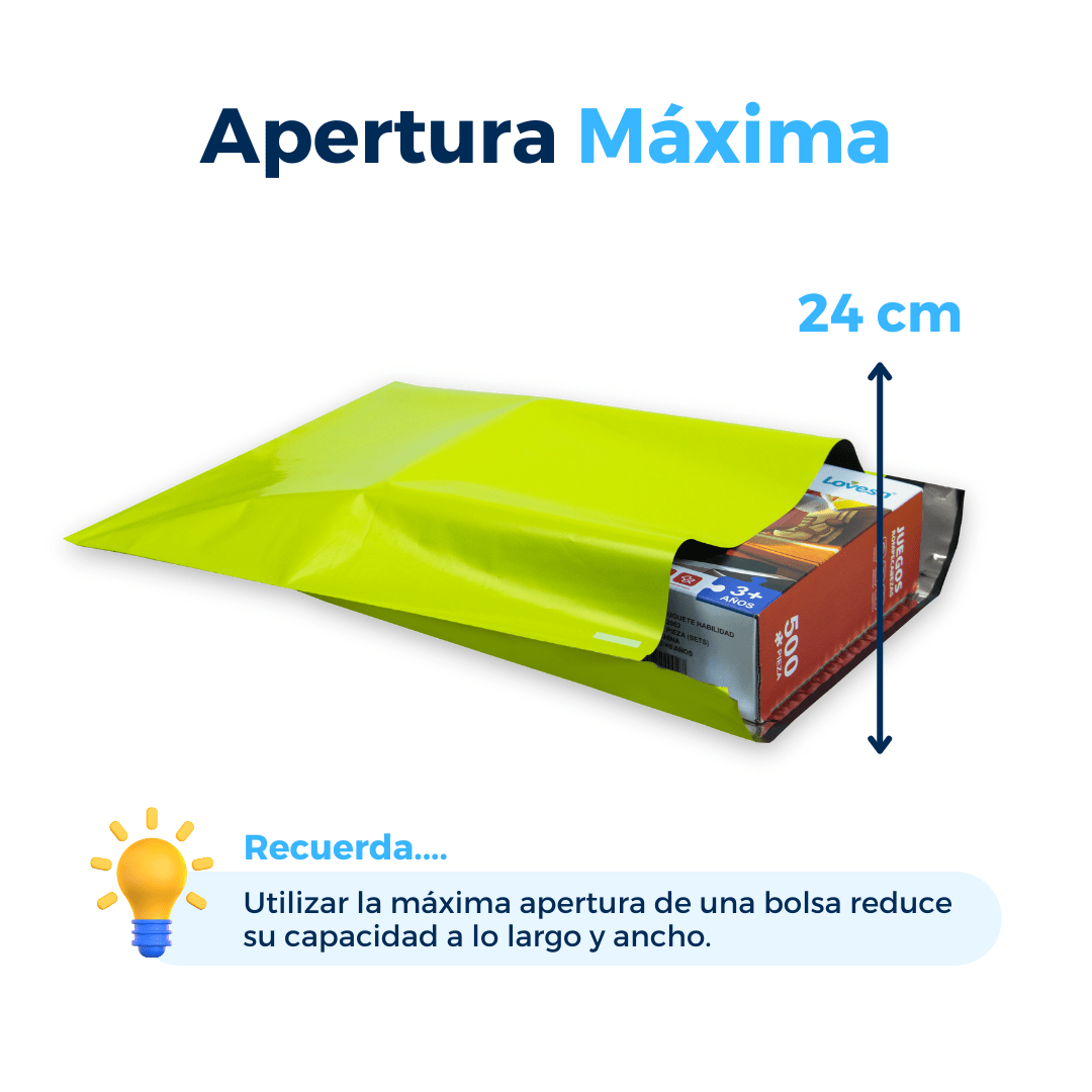 30 x 40 cm - Bolsas para Envíos Verdes | Paquete de 100 | Premium