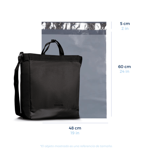 48 x 60 cm - Bolsas para Envíos Ecológicas | Paquete de 100 | Gris