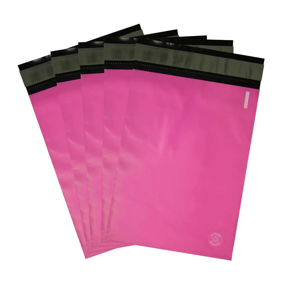 37 x 48 cm - Bolsas para Envíos Rosas | Paquete de 100 | Premium