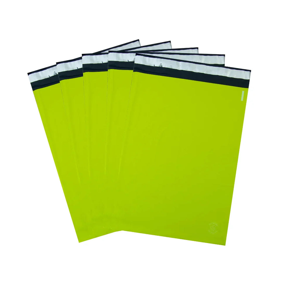 19 x 26 cm - Bolsas para Envíos Verdes | Paquete de 100 | Premium