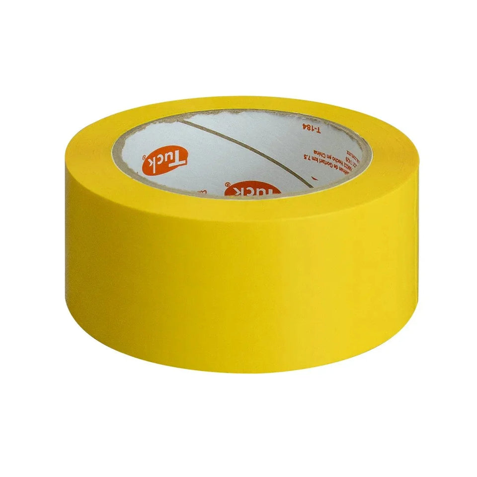 48 mm x 150 m - Cinta Adhesiva para Empaque Amarilla (Tuk 184)