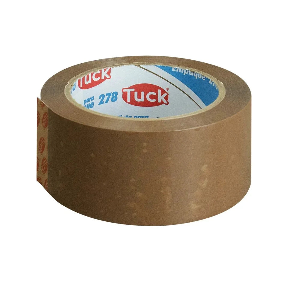 48 mm x 150 m - Cinta de Empaque 38 Micras Canela (Tuk 278)