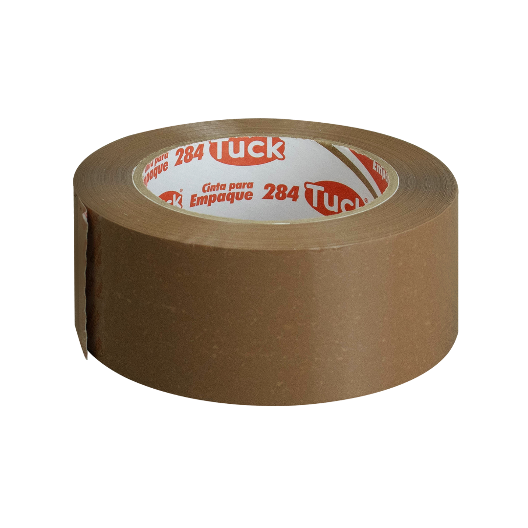 48 mm x 150 m - Cinta de Empaque 43 Micras Comercial Canela (Tuk 284)