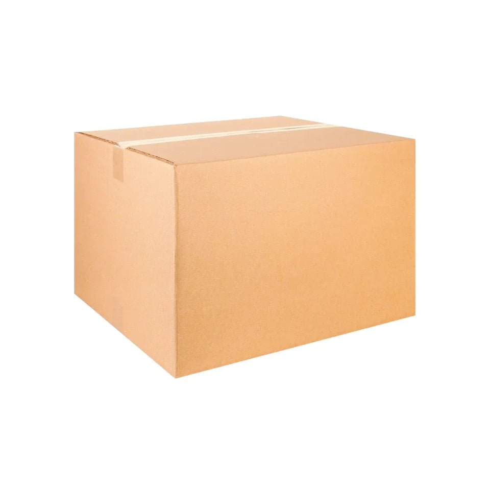 46 x 46 x 30 cm - Cajas de Cartón para Envíos | Paquete de 25 | Papel Kraft | 32 ECT | Caja Regular (CRR)