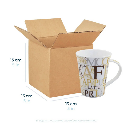 13 x 13 x 13 cm - Cajas de Cartón para Envíos | Paquete de 25 | Papel Kraft | 32 ECT | Caja Regular (CRR)