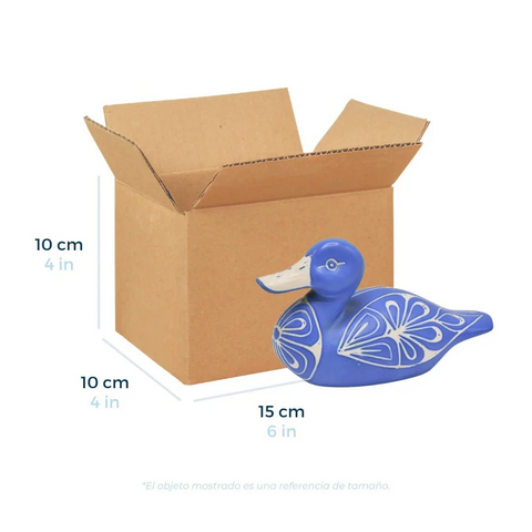 15 x 10 x 10 cm - Cajas de Cartón para Envíos | Paquete de 25 | Papel Kraft | 32 ECT | Caja Regular (CRR)
