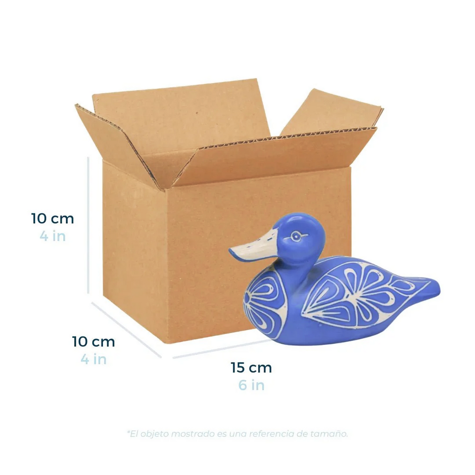 15 x 10 x 10 cm - Cajas de Cartón para Envíos | Paquete de 25 | Papel Kraft | 32 ECT | Caja Regular (CRR)