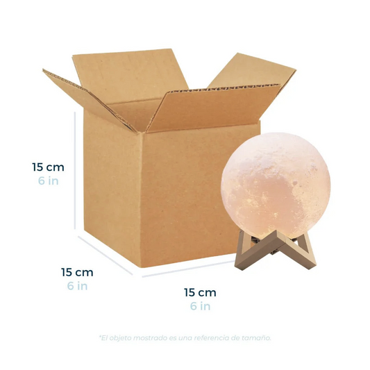 15 x 15 x 15 cm - Cajas de Cartón para Envíos | Paquete de 25 | Papel Kraft | 32 ECT | Caja Regular (CRR)