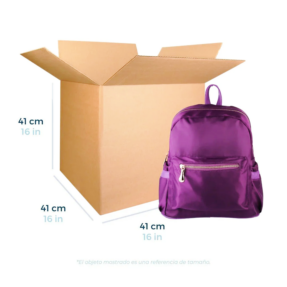 41 x 41 x 41 cm - Cajas de Cartón para Envíos | Paquete de 25 | Papel Kraft | 32 ECT | Caja Regular (CRR)