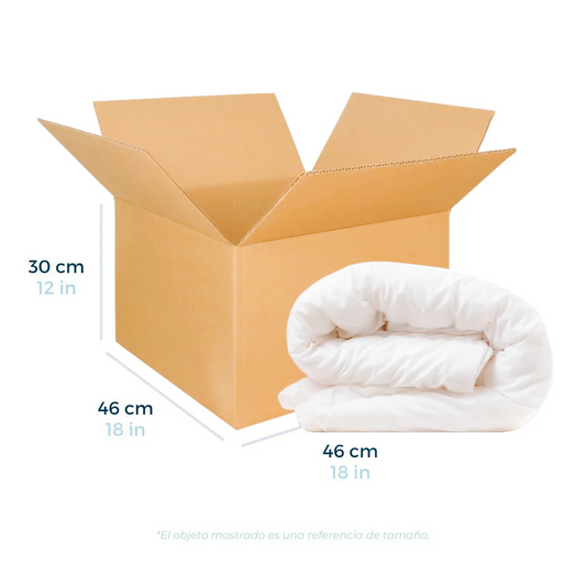 46 x 46 x 30 cm - Cajas de Cartón para Envíos | Paquete de 25 | Papel Kraft | 32 ECT | Caja Regular (CRR)