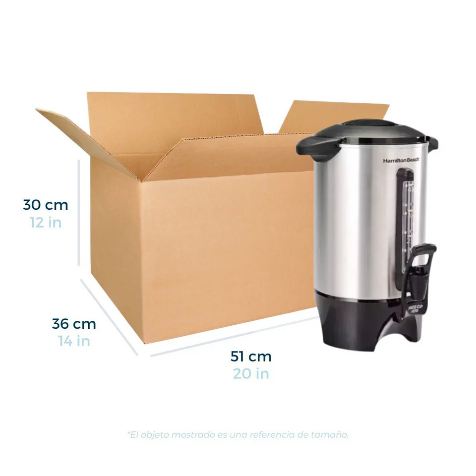51 x 36 x 30 cm - Cajas de Cartón para Envíos | Paquete de 25 | Papel Kraft | 32 ECT | Caja Regular (CRR)
